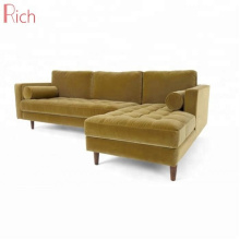 Modern Chaise Longue Couch Set Living Room Sectional Sofa For Home